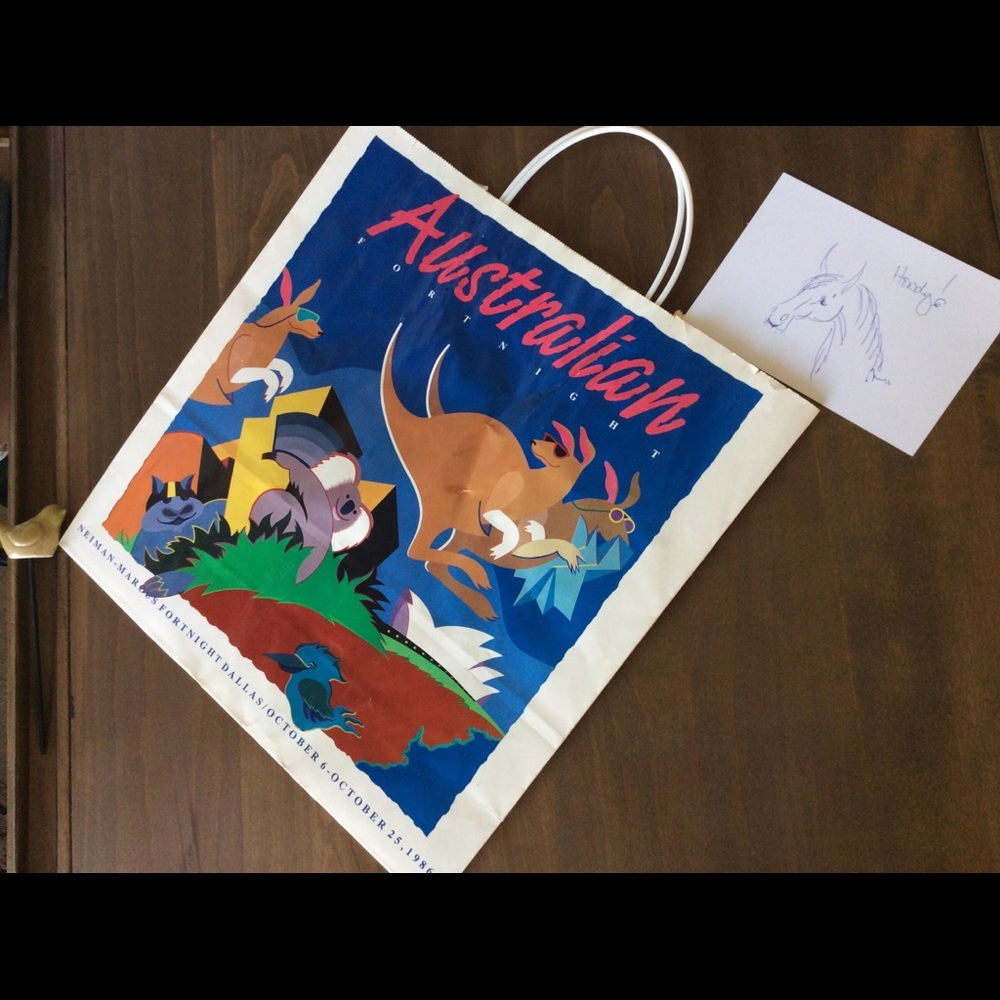 Vintage Neiman Marcus Australian Fortnight 🛍 Bag